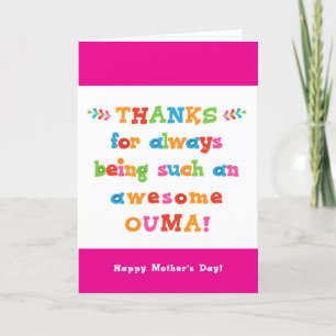 Mother's Day Card for Ouma