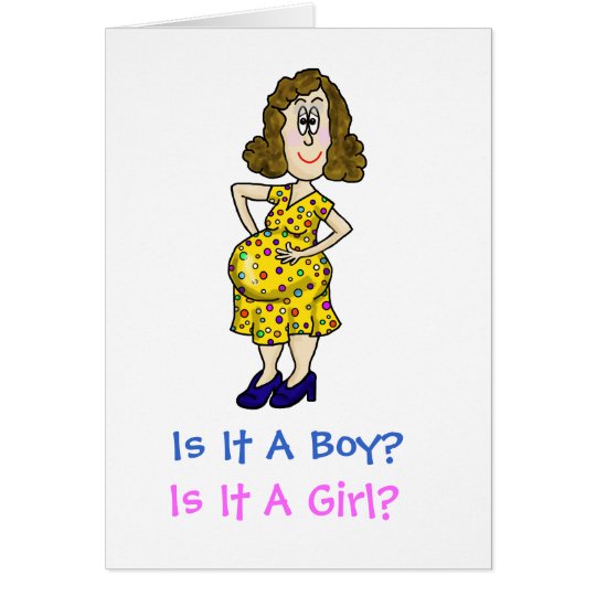 Mother's Day Card for Pregnant Woman Customise It!