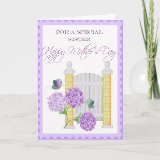 Mother's Day Card for Sister