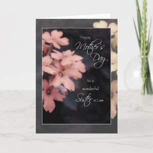 Mother's Day Card for Sister in Law, Garden Phlox