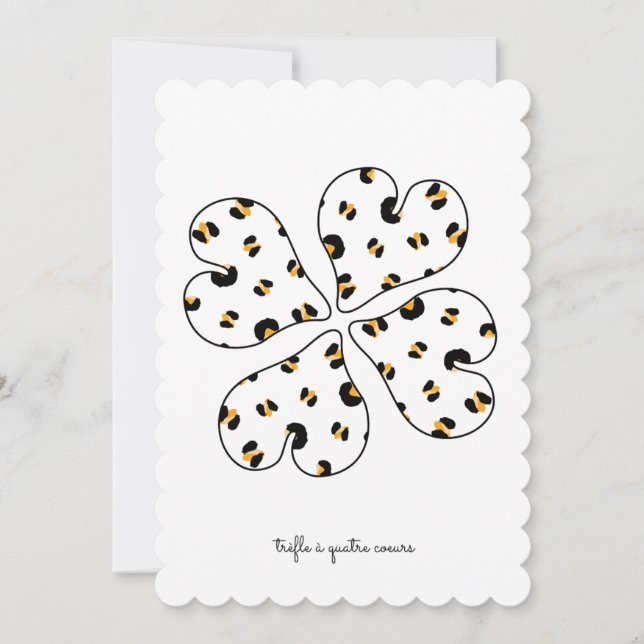 Mother's Day Card - Four-leaf Clover (Front)