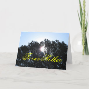 Mother's Day card - from all family