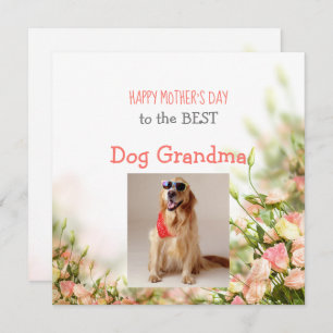Mothers Day Card from Dog to Dog Grandma 