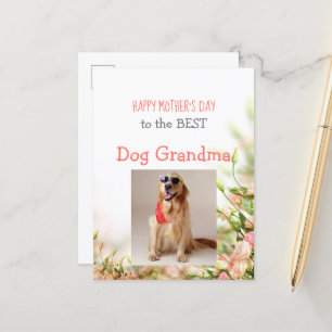 Mothers Day Card from Dog to Dog Grandma 