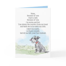 Mother's Day Card from the Dog