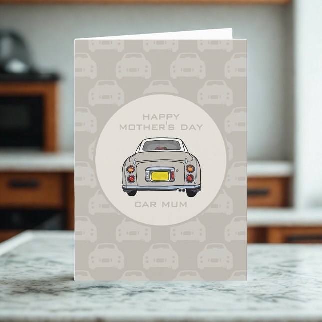Mother's Day Card from your Topaz Mist Figaro Car (Happy Mother's Day Card fro your Topaz Figaro Car)
