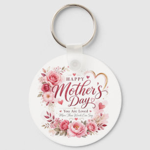 Mothers Day Card Key Ring