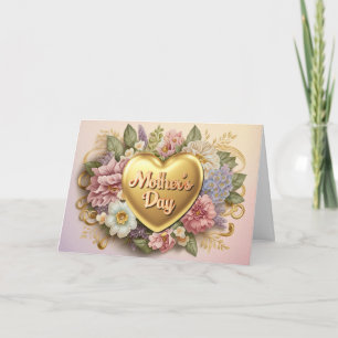 Mothers day card modern