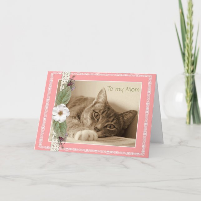 Mother's Day Card with Cat (Front)