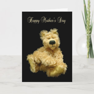 Mother's Day Card With Mohair Teddy Bear