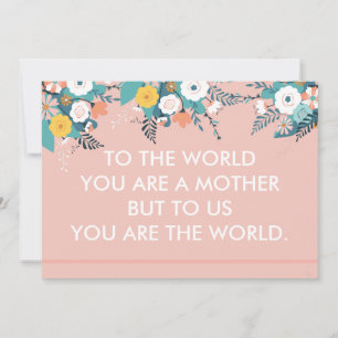 Mothers day cards Quote Sentimental