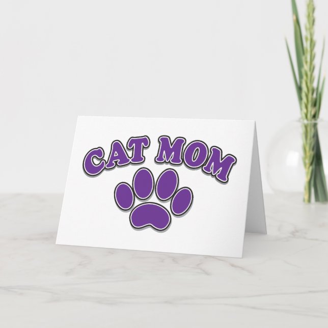 Mother's Day Cat Mum Card (Front)