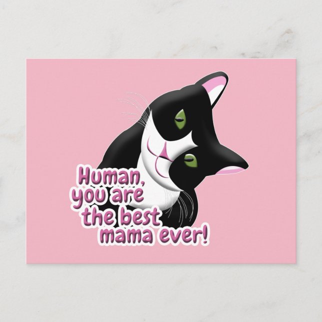 Mother's Day Cat Postcard (Front)