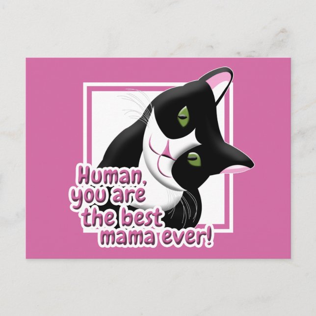 Mother's Day Cat Postcard (Front)