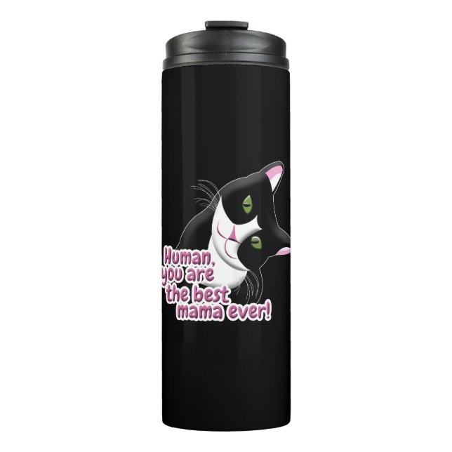 Mother's Day Cat Thermal Tumbler (Front)
