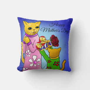 Mother's Day Cats Cushion