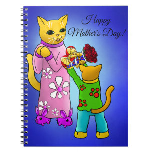 Mother's Day Cats Notebook
