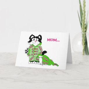 Mother's Day Cat's Pyjamas Card