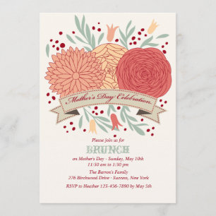 Mother's Day Celebration Invitation