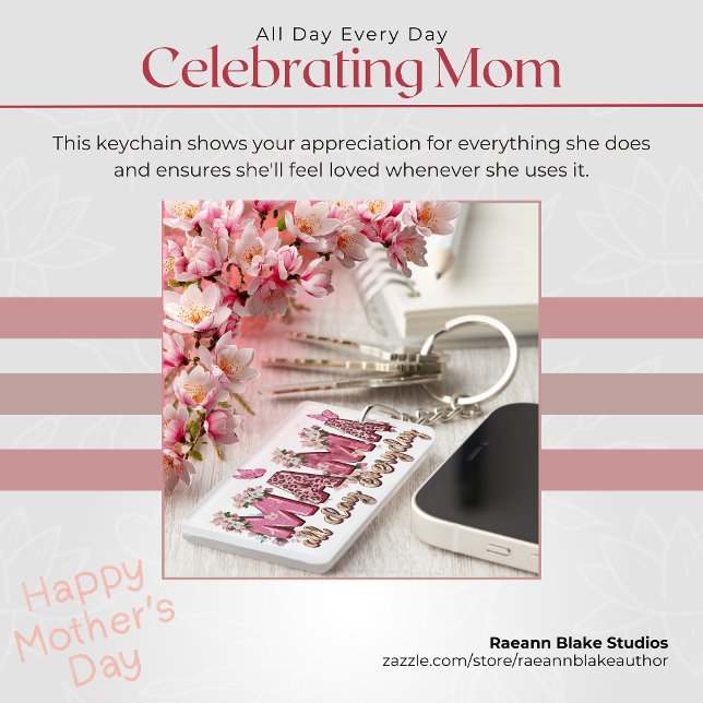Mother's Day Celebration Keychain (Creator Uploaded)