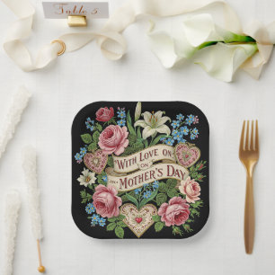 Mother's Day Celebration Paper Plate