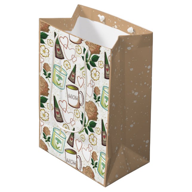 Mother's Day Citrus Medium Gift Bag (Front Angled)