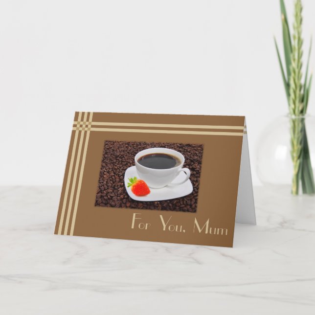 Mothers' Day Coffee Card (Front)