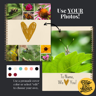 Mother's Day Create Your Own Photo Collage Notebook