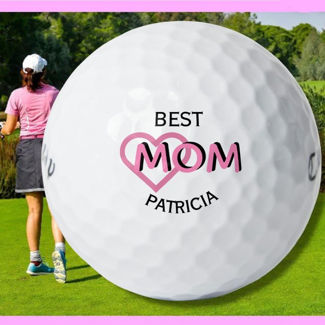 Mother's Day Custom Best Mum Name Golf Balls (Creator Uploaded)