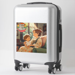 Mother's day Custom-Cut Vinyl Sticker