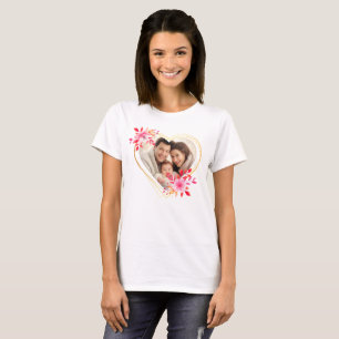 Mother's Day Custom Happy Family Photo Mummy T-Shirt