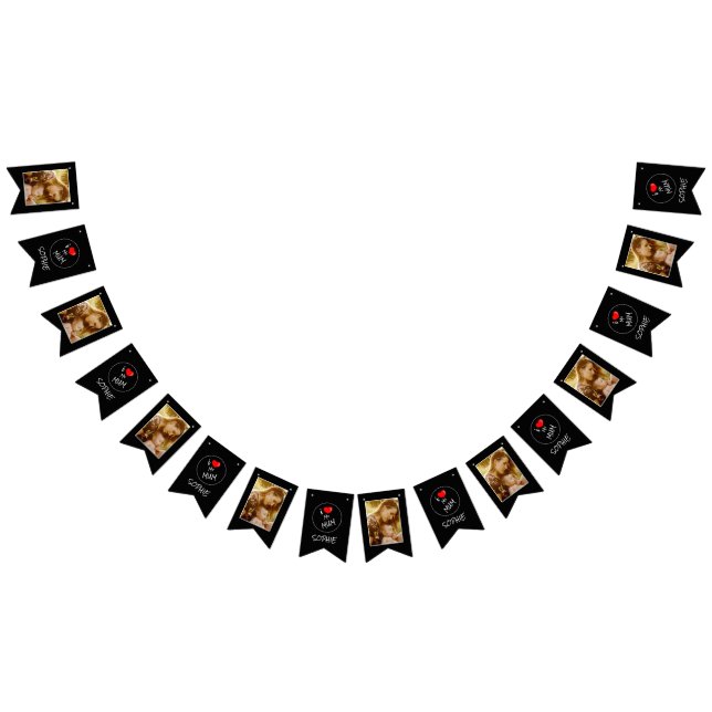 Mother's Day, Custom Photo - Personalised Bunting (All)