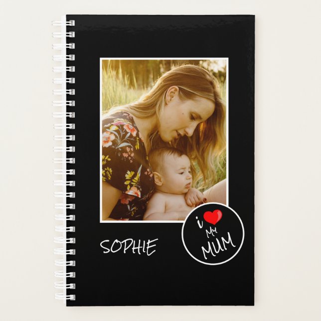 Mothers Day,  Custom Photo – Personalised Planner (Front)