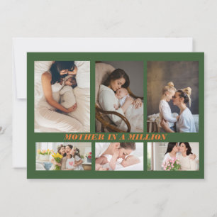 Mother's Day Customizable Gift Custom Pictures Holiday Card