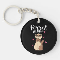 Mother's Day Cute Women Weasel Ferret Mum