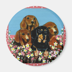 Mother's Day Dachshunds Magnet