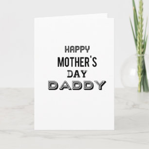 mothers day daddy reg card