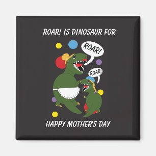 Mothers Day Dinosaur Daughter Funny Personalise Magnet