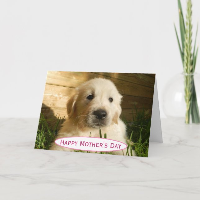 Mother's Day Dog Mum World's Best Ever Pet Photo Card (Front)