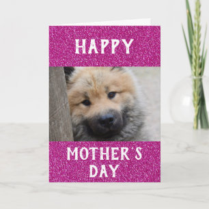 Mothers Day Dog Mum Worlds Best Ever Pet Photo Card
