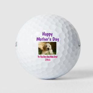 Mother's Day Dog Mum World's Best Ever Pet Photo Golf Balls