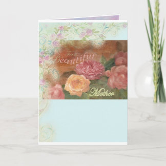 Mother's Day exquisite illustration greetings Card