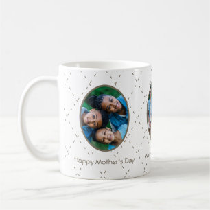 Mother's Day Family Photos and Message Coffee Mug