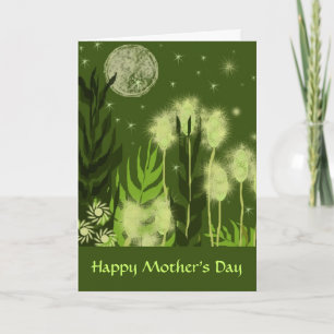 Mother's Day Fantasy Moon Card