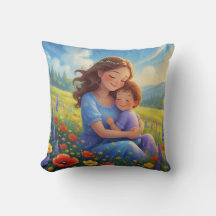 Mothers Day Floral Beautiful Cartoon 