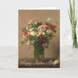 Mother's Day - Floral Bouquet   French Fine Art Card