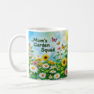 Mother's Day Floral Garden Squad Coffee Mug