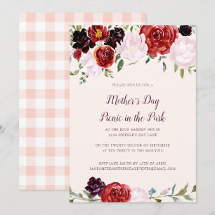 Mother's Day Floral Invitation