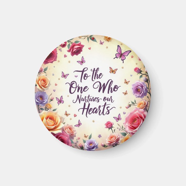 Mothers Day Floral Magnet  (Front)