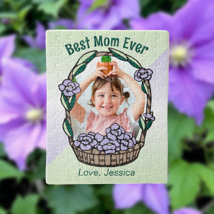 Mother's Day Floral Photo Jigsaw Puzzle